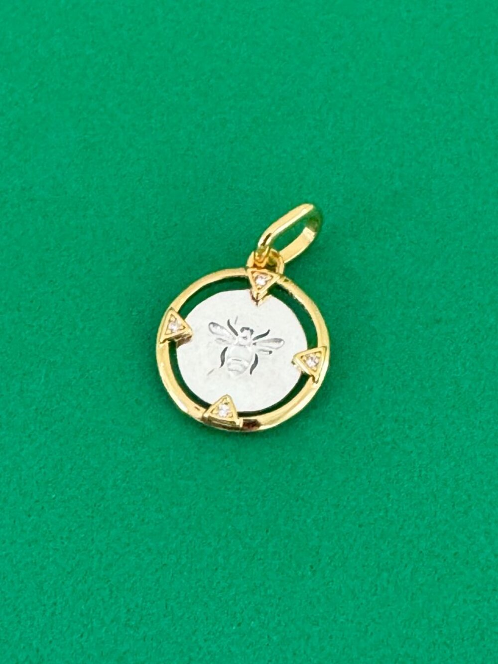 Authentic Bee Medallion Charm - Picture 2 of 4